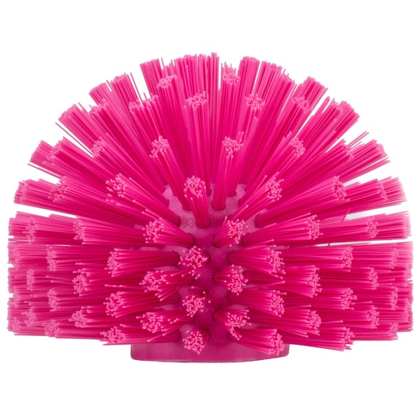 6 in W Pipe and Valve Brush, Pink, Polypropylene
