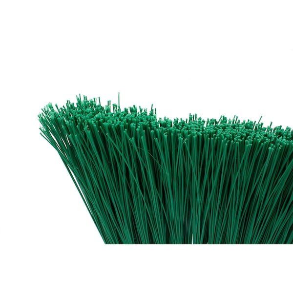 Hvy-Duty Angle Broom Head, 12", Grn, PK12