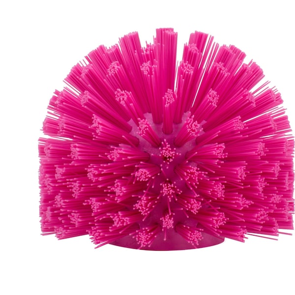 5 in W Pipe and Valve Brush, Pink, Polypropylene