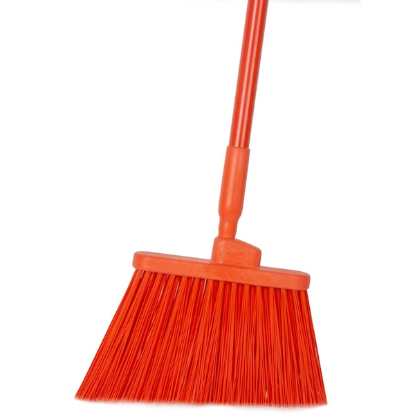 Angle Broom, 56", Color coded, Orange