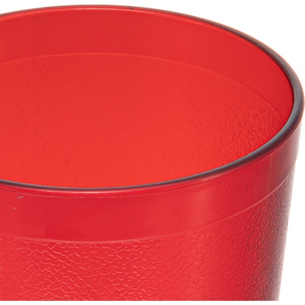 SAN Plastic Tumbler, 24 oz., Ruby, PK72