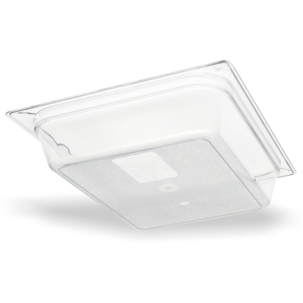 Half Food Pan PC, 2.5" D, Clr, PK6