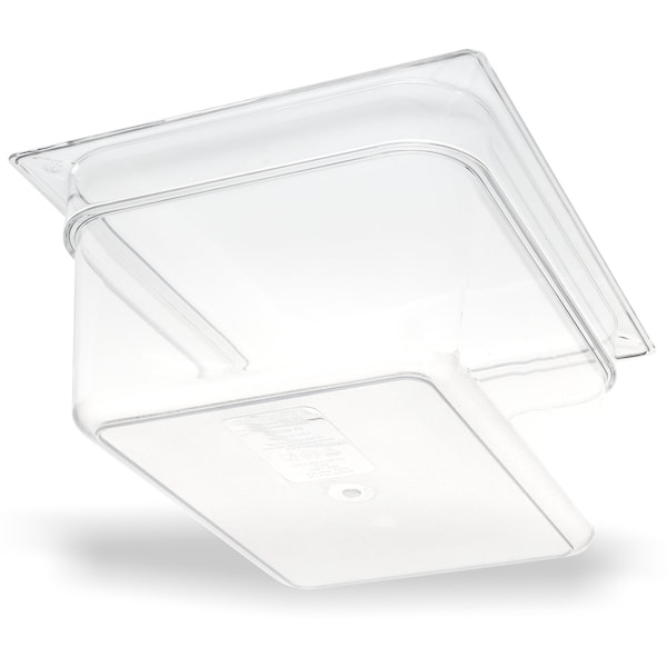 Half Food Pan PC, 6" D, Clr, PK6