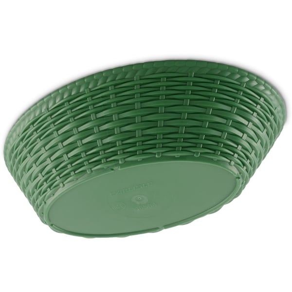 Oval Basket, 1.1 qt., Green, PK12