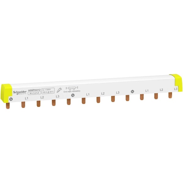 Combo Busbar, 100A, 415V AC, 3 Phase