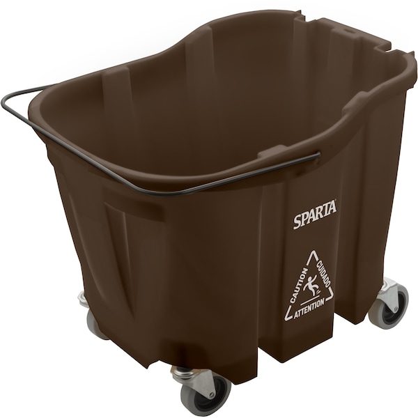 Mop Bucket Only, 35qt, Brown