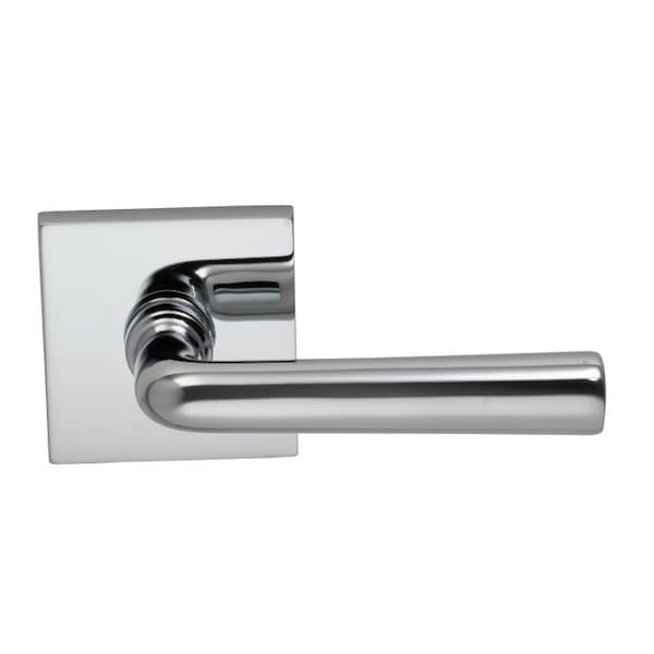 LVR Square Rose Priv 2-3/8" BS Full Lip 1-3/4" Doors BR CH 368