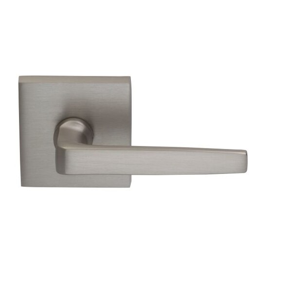 Lever Square Rose Pass 2-3/4" BS Full Lip 1-3/8" Door Satin Nickel 36