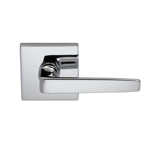 LVR Square Rose Priv 2-3/4" BS Full Lip 1-3/4" Door Bright Chrome 36