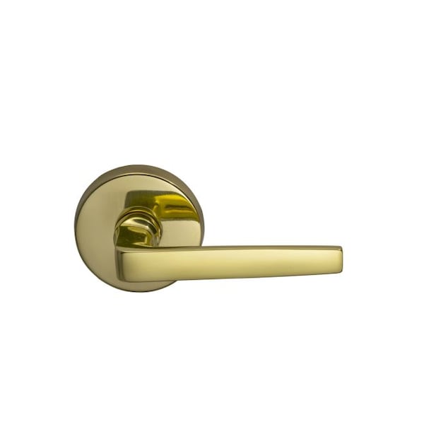 Lever Passage 2-3/8" Backset, T Strike, 1-3/8" Door Bright Brass 36