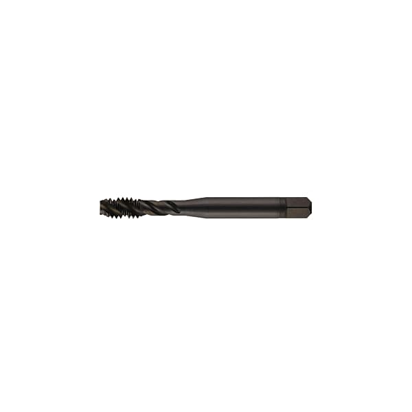 Spiral Flute Tap, #10-24, 4 Flutes, Oxide
