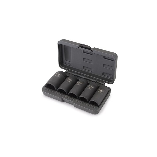 1/2" Drive Socket Set, 5 pcs