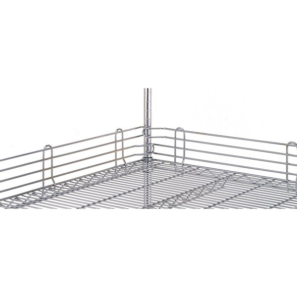 Ledge, Stainless, 30Lx4H, Ea