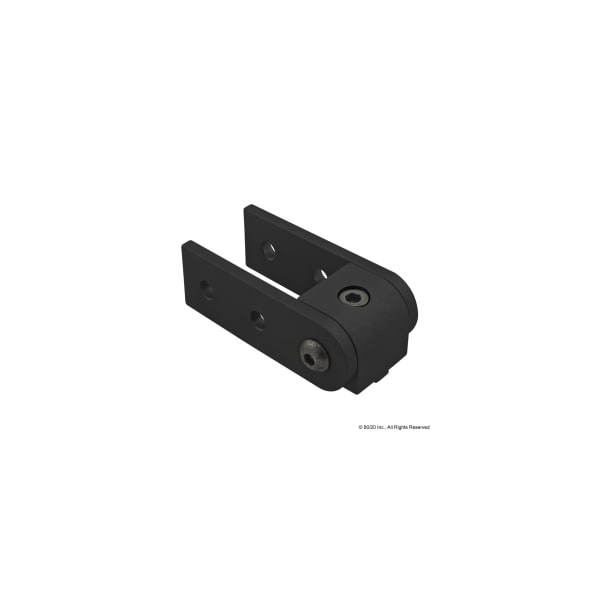 Black 10 S Right Angle 0 Degree Hinge