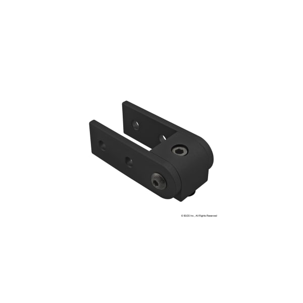 Black 10 S Right Angle 90 Degree Hinge