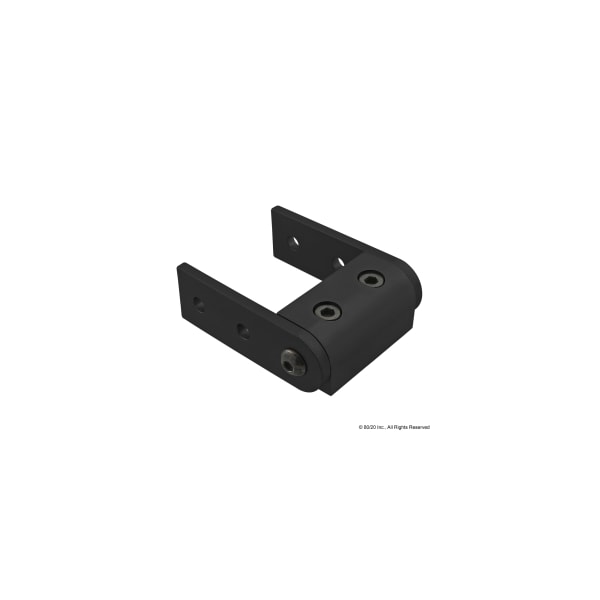 Black 10 S Right Angle 2" Hinge
