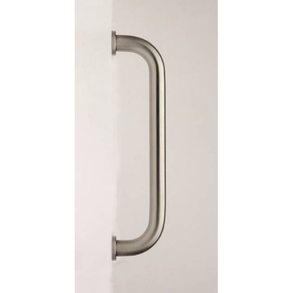 Center to Center Round Door Pull Satin Stainless Steel 8"