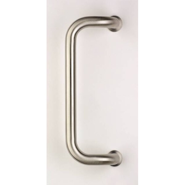 Center to Center Offset Door Pull Satin Stainless Steel 8"