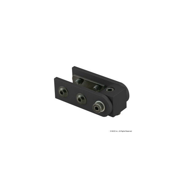 Black 10 S Rt Angle 90 Deg Living Hinge
