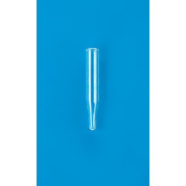 Glass Conical Limited Volume Insert, Pulled Point Interior, PK100
