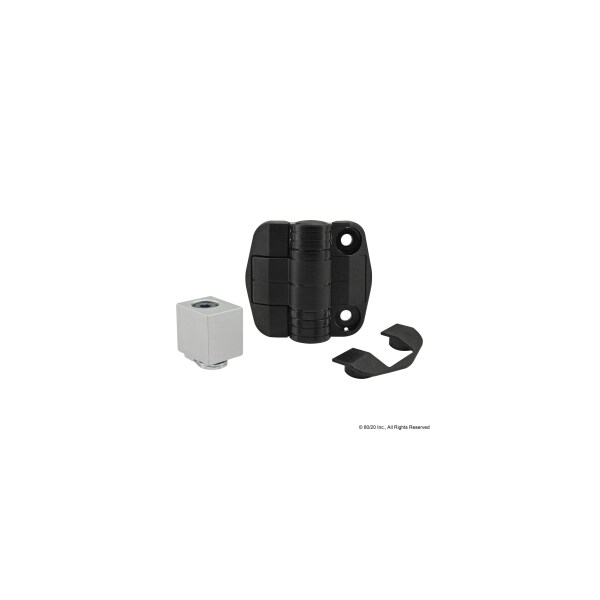 Black Detent Hinge 40 S