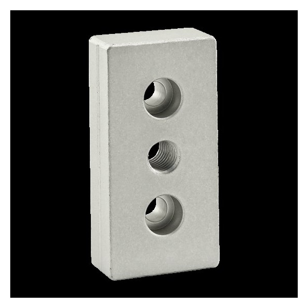 Base Plate 40mm X 80mm W/M12 Tap In Ctr