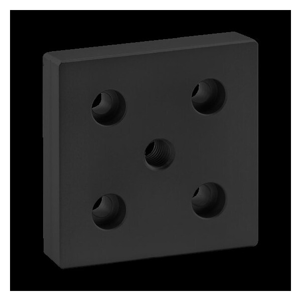 Ctr Tap Base Plate, 80mm X 80mm W/M12 Tap