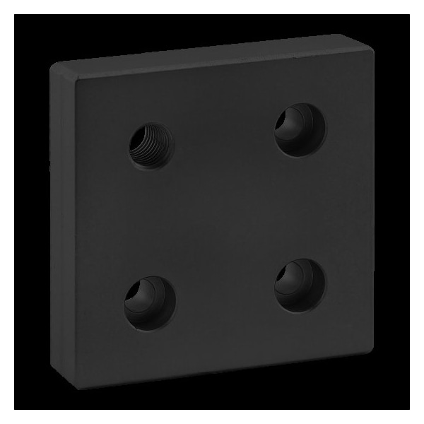 Base Plate 80mm X 80mm W/M12 Corner Tap