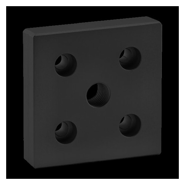 Ctr Tap Base Plate, 80mm X 80mm W/M16 Tap