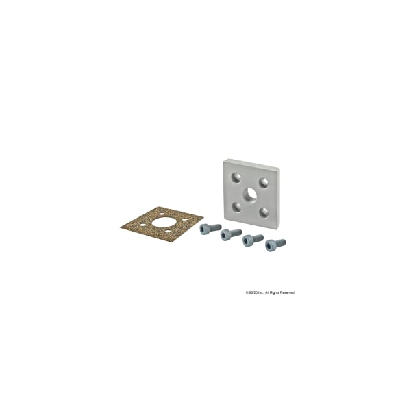 Sq. Pressure Manifold Feed Plate, 5 Hole