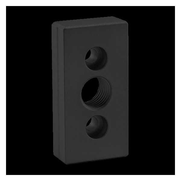 Ctr Tap Base Plate, 40mm X 80mm W/M20 Tap