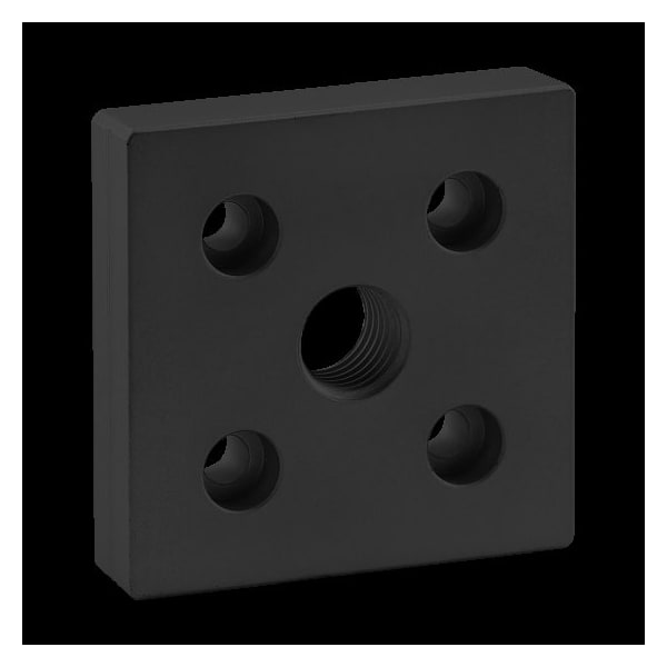 Ctr Tap Base Plate, 80mm X 80mm W/M20 Tap