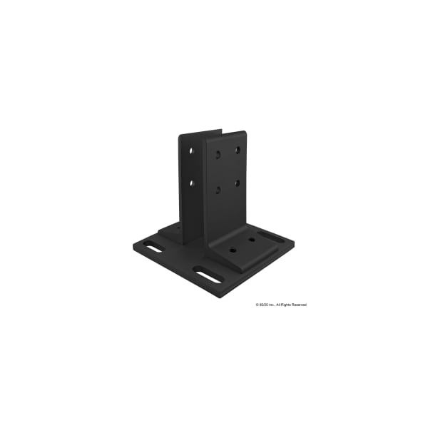 Black 40-4080 Floor Mount Base Plate