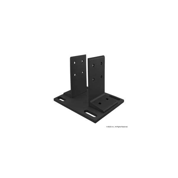 Black 40-8080 Floor Mount Base Plate