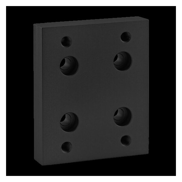 Blk 40 S Flange Mount Caster Base Plate