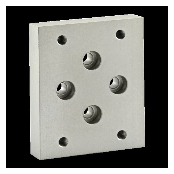 Flange Mount Caster Base Plate 40 S