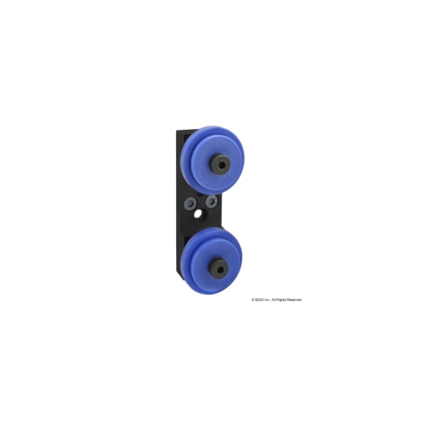 Dual Roller Wheel Bracket Assembly