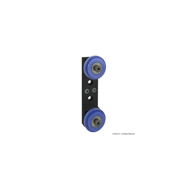 Dual Roller Wheel Bracket Assembly