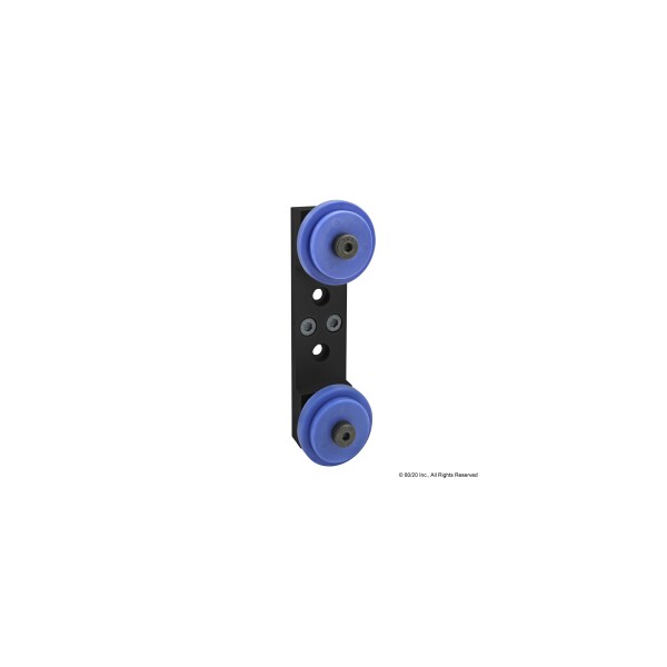 Dual Roller Wheel Bracket Assembly