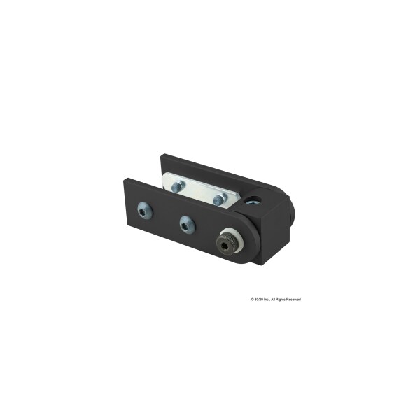 Black 40 S Rt Angle 90 Deg Living Hinge