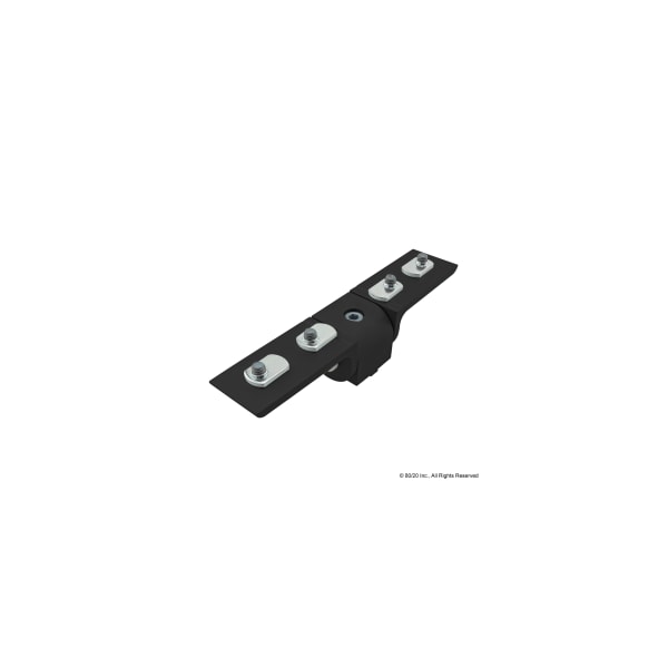Black 40S Right Angle 0 Deg Living Hinge