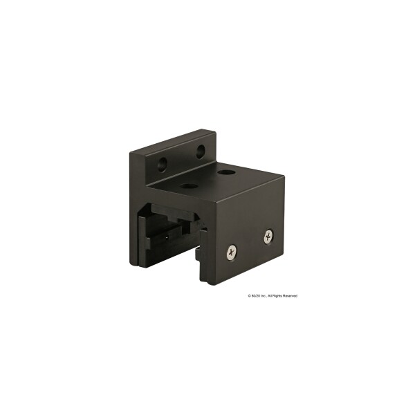 Black 40S Shrt Sgl Flange Linear Bearing