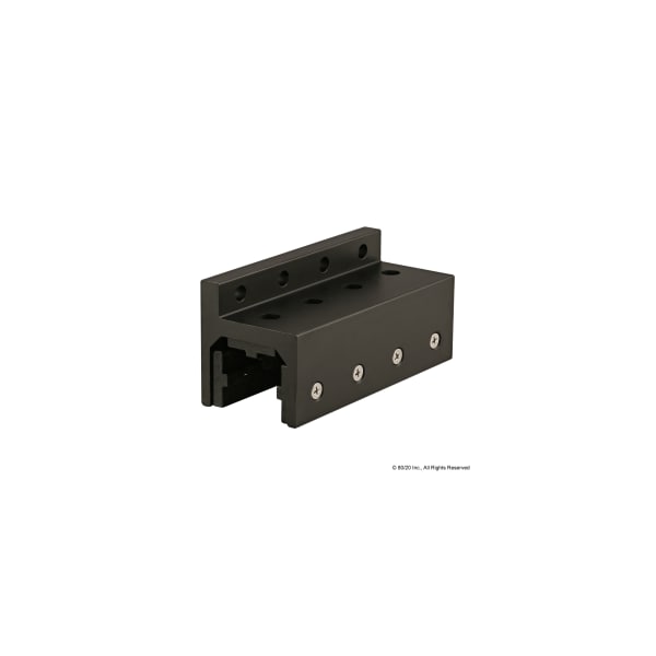 Black 40S Long Sgl Flange Linear Bearing