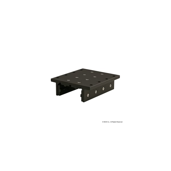 Black 40S Long Dbl Flange Linear Bearing