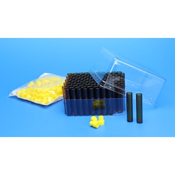 Clr, 8x40 mm, Shell Vial/Starburst Plug, Convenience Pack (5