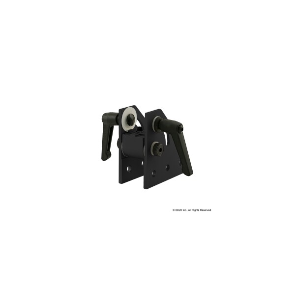 Dbl Pivot Brkt W/L-Handles, 1" 10 Series