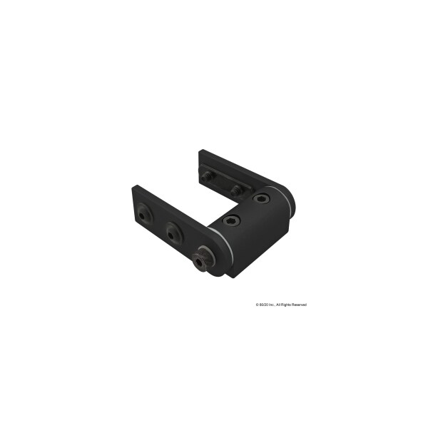 Black 10 S 2" Living Hinge