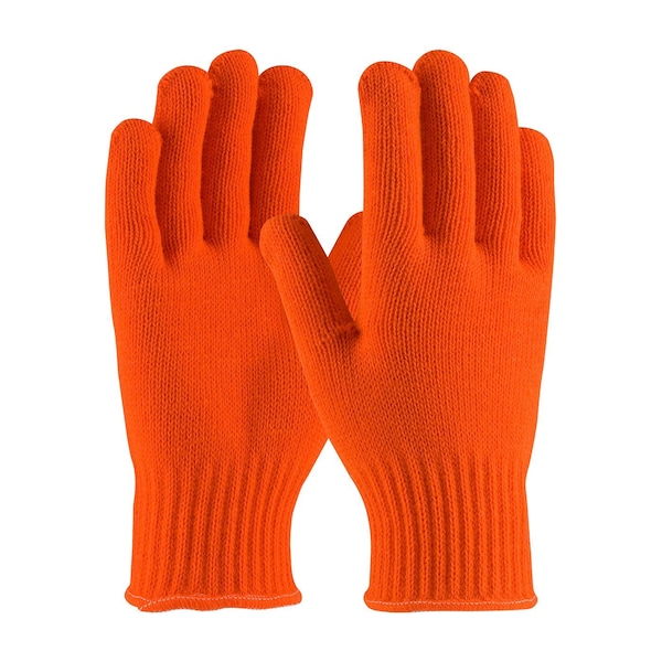 Hi-Vis Cold Protection Gloves, Acrylic Palm, Acrylic Lining, Orange, L