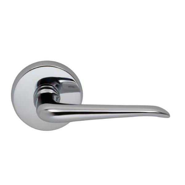 Left Hand 42 Knob with 2-5/8" Rose Single Dummy Bright Chrome