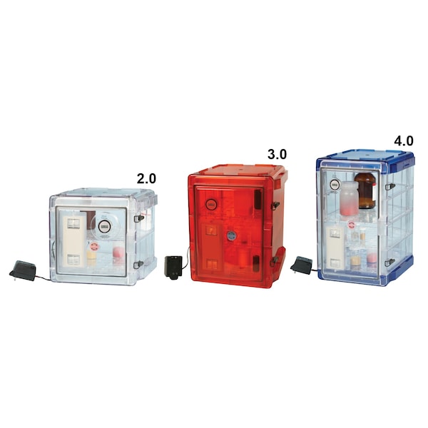 Auto-Desiccator, Vertical, Clr, 230V, 4